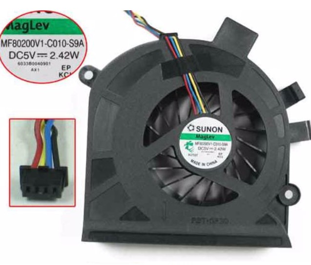 Original SUNON MF80200V1-C010-S9A Cooling Fan DC 5V 2.42W 4wires MF80200V1-C010-S9A Fans